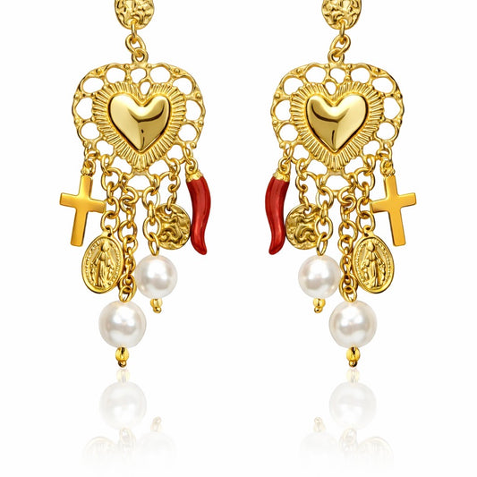 Orecchini Red Passion - by Samyijoux