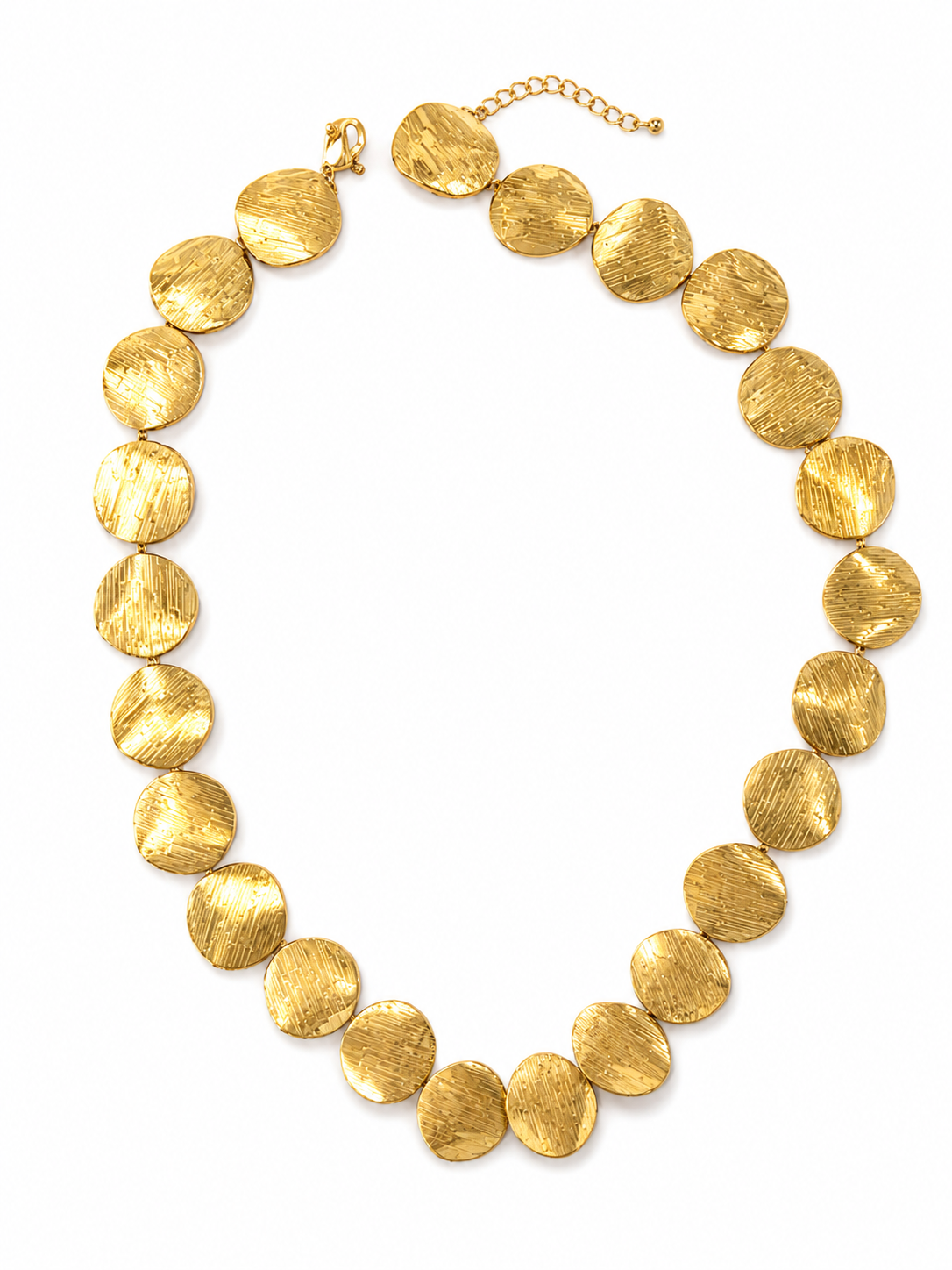 Collana Girocollo Pepite grandi zigrinate  - by Samyijoux