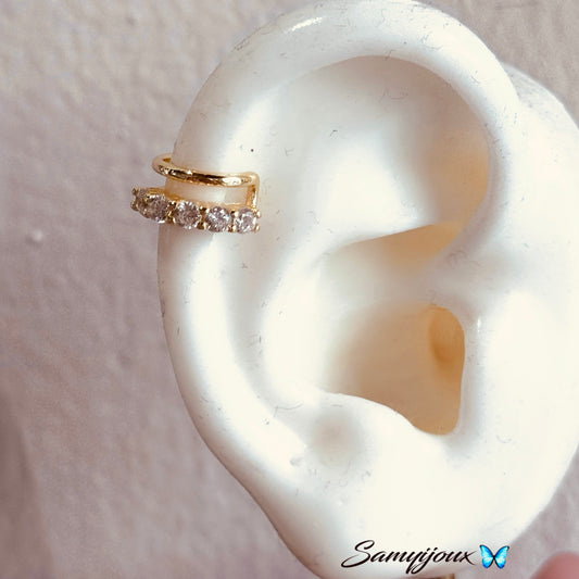 Earcuff piccolo doppio per helix - by Samyijoux