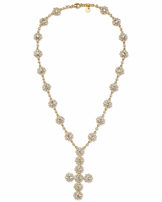 Collana CROCE STRASS - by Samyijoux