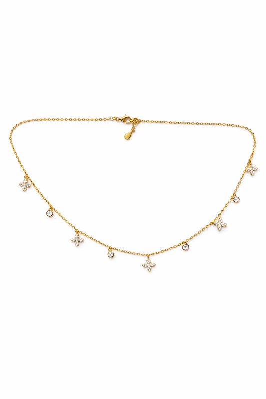 Collana Punto e Fiore - by Samyijoux