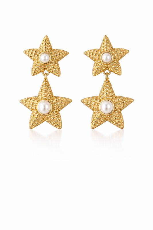 Orecchini Stella Marina pendenti    - by Samyijoux