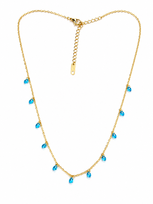 Collana cristalli pendenti - by Samyijoux