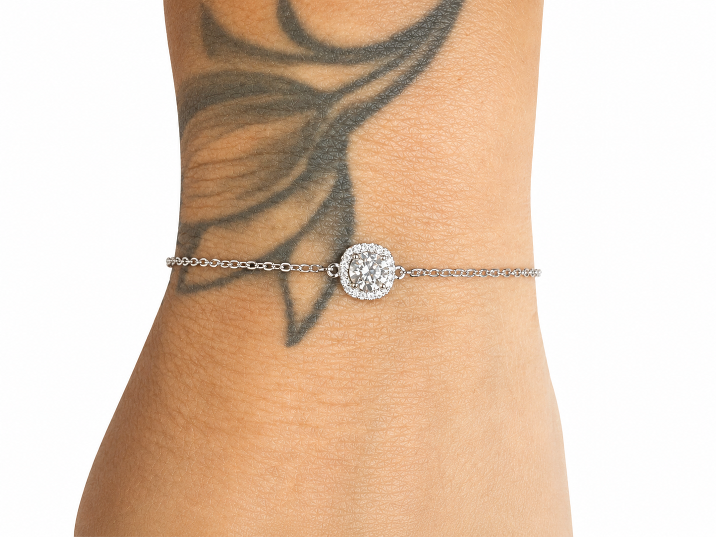 Bracciale mini quadrato moissanite - by Samyijoux