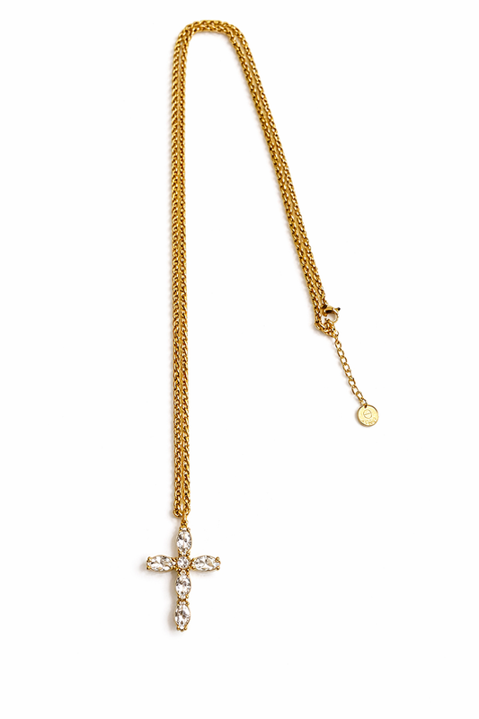 Collana lunga con croce - by Samyijoux