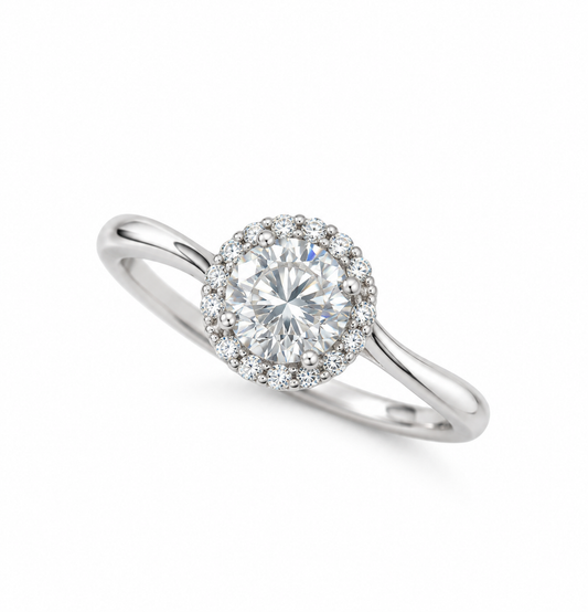 Anello capri con moissanite - by Samyijoux