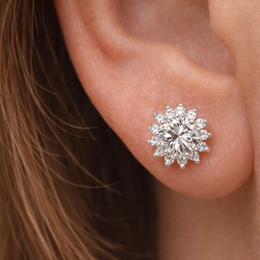 Orecchini Margherita Moissanite - by Samyijoux