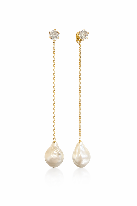 Monorecchino scomponibile perla - by Samyijoux