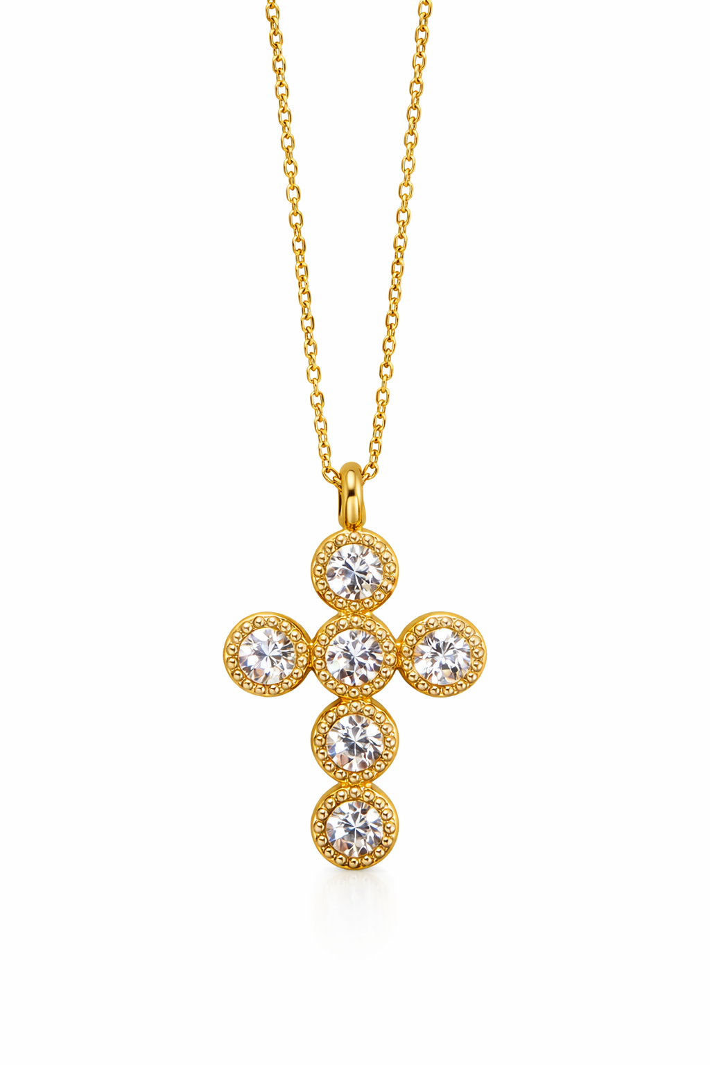 Collana croce rosone   - by Samyijoux