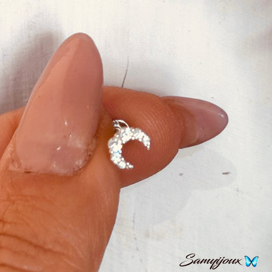 Piercing Mezza luna zirconi - by Samyijoux