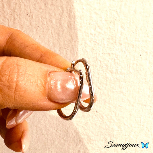 Hoops Ovalizzati lisci 2cm - by Samyijoux
