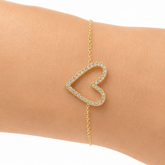 Bracciale Cuore vuoto - by Samyijoux