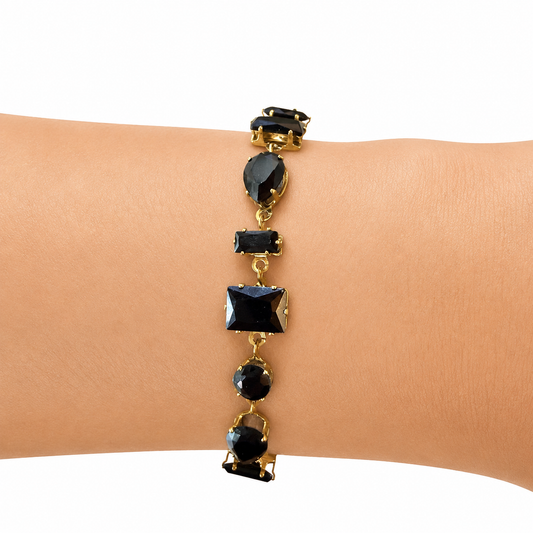 Bracciale cristal black - by Samyijoux