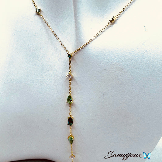 Collana a Y con punti luce - by Samyijoux