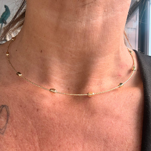 Collana Rigida Diamantata con Dadi - by Samyijoux