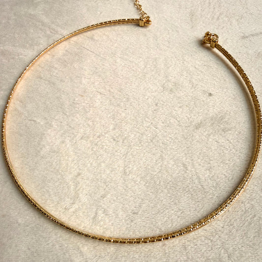 Collana Rigida Diamantata a tre fili uniti - by Samyijoux