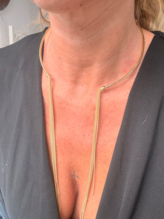Collana Rigida Diamantata con nappetta - by Samyijoux