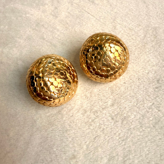 Orecchini Bottoni elettroformati - by Samyijoux