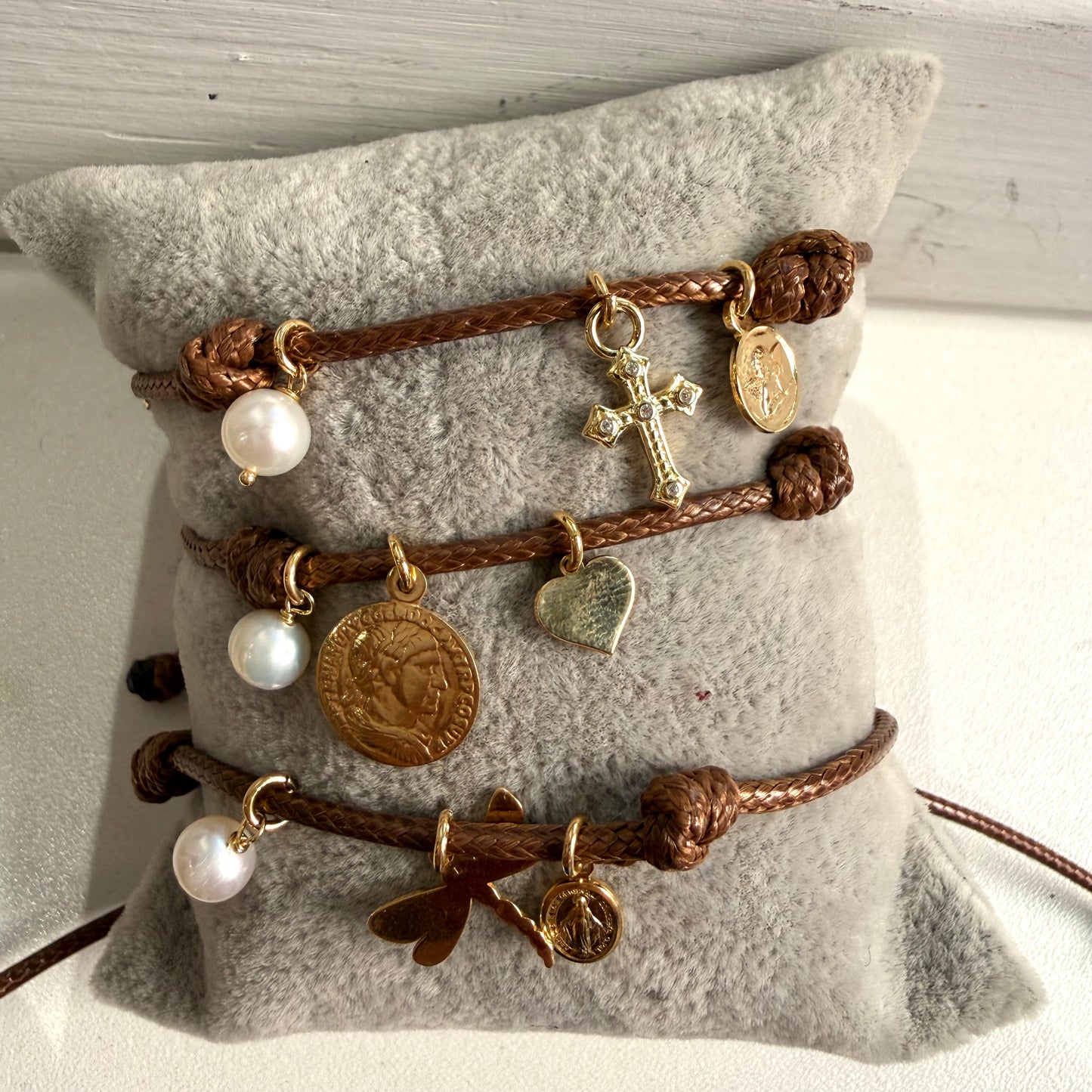 Bracciale Cordone nautico e charmes - by Samyijoux