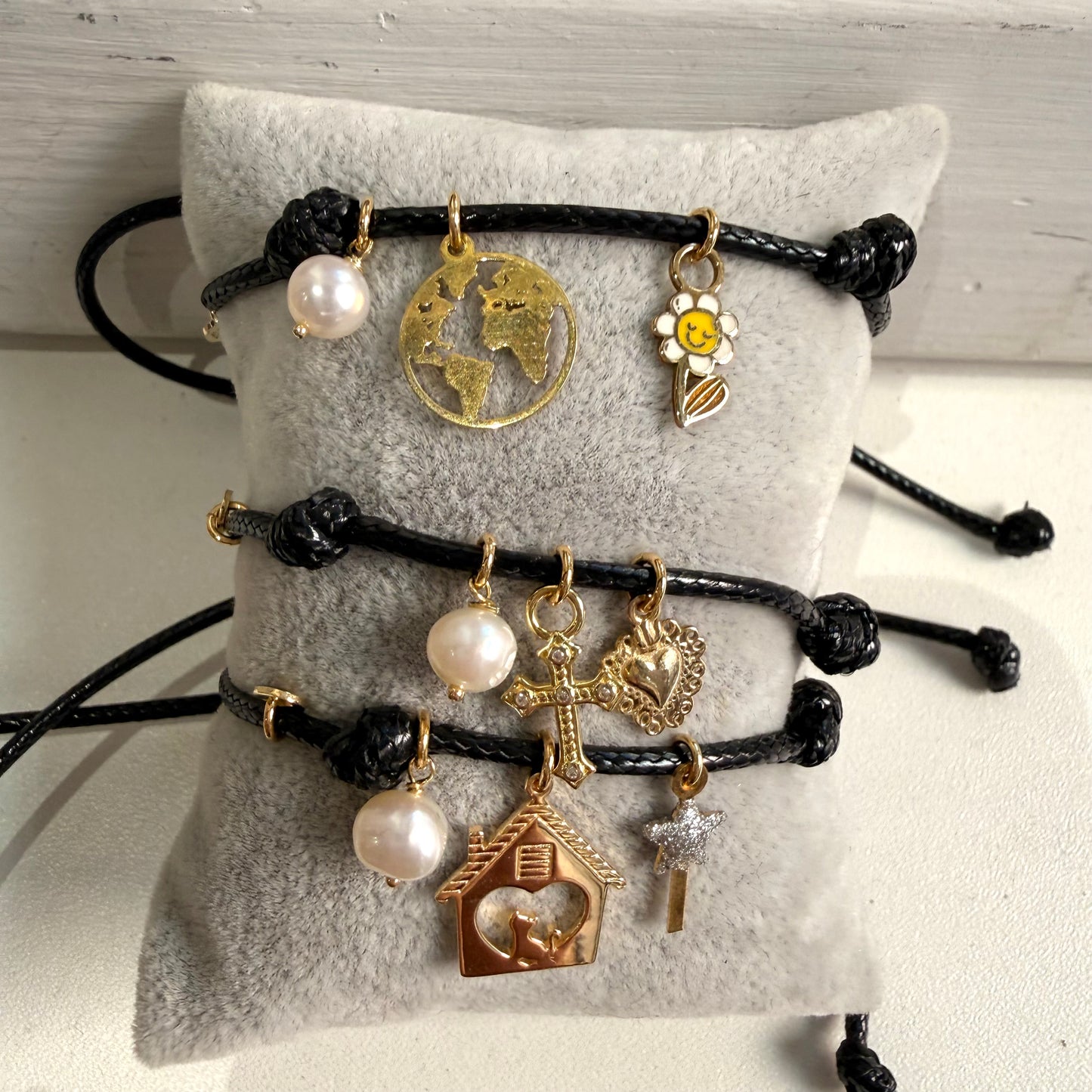 Bracciale Cordone nautico e charmes - by Samyijoux