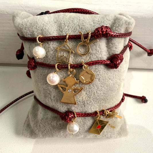 Bracciale Cordone nautico e charmes - by Samyijoux