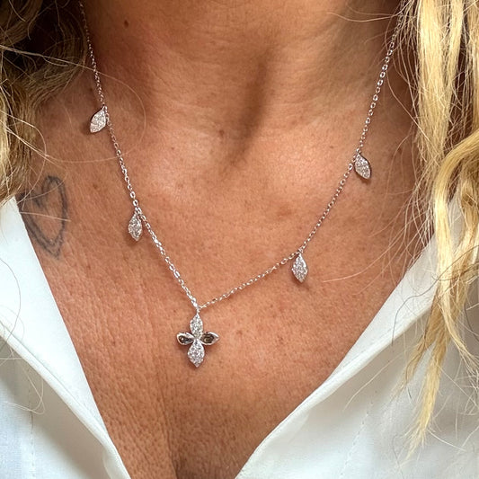 Collana Fiore e petali - by Samyijoux