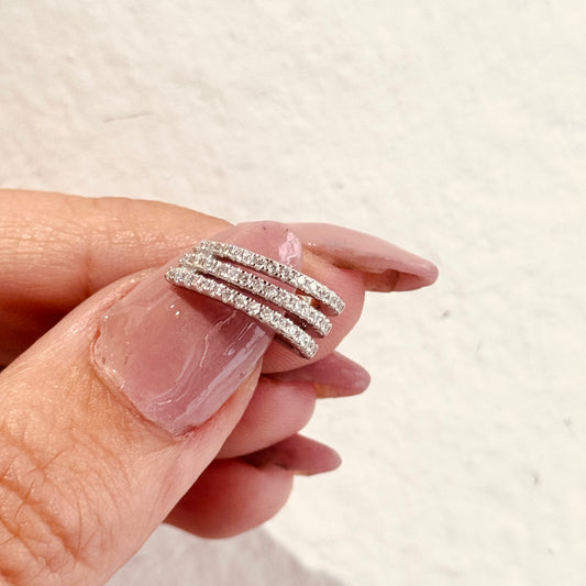 Earcuff tre fili - by Samyijoux