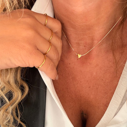 Collana con Cuore passante - by Samyijoux